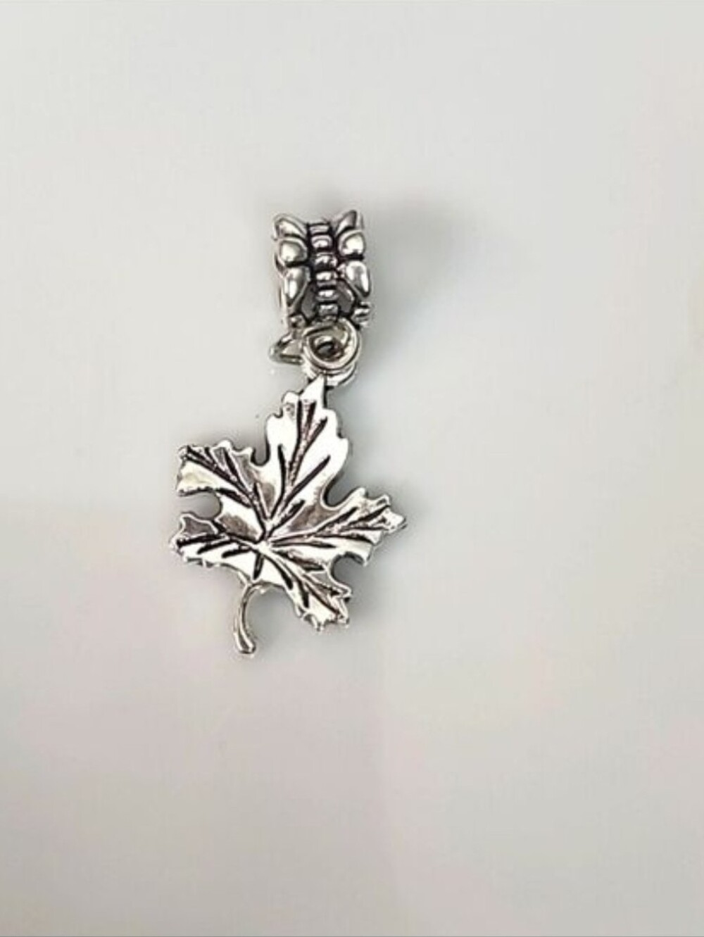 MAPLE  Leaf Charm for European Style Bracelets Fits Pandora Systems